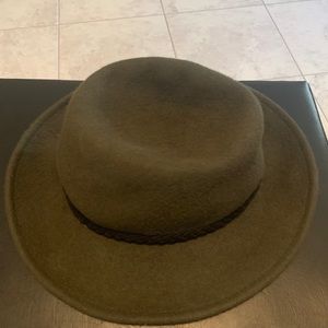 Forever 21 Olive Green Fedora hat
